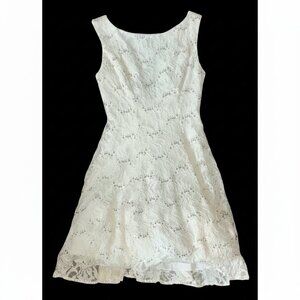 B Darlin White Lace Dress